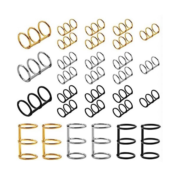 Metal Solve Leaf Book Binder Rings