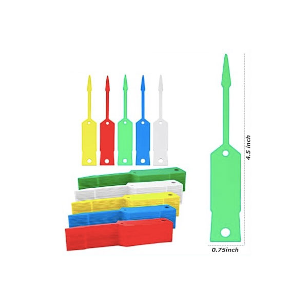 Multi-colores Plastic Keyring sarcina Tags